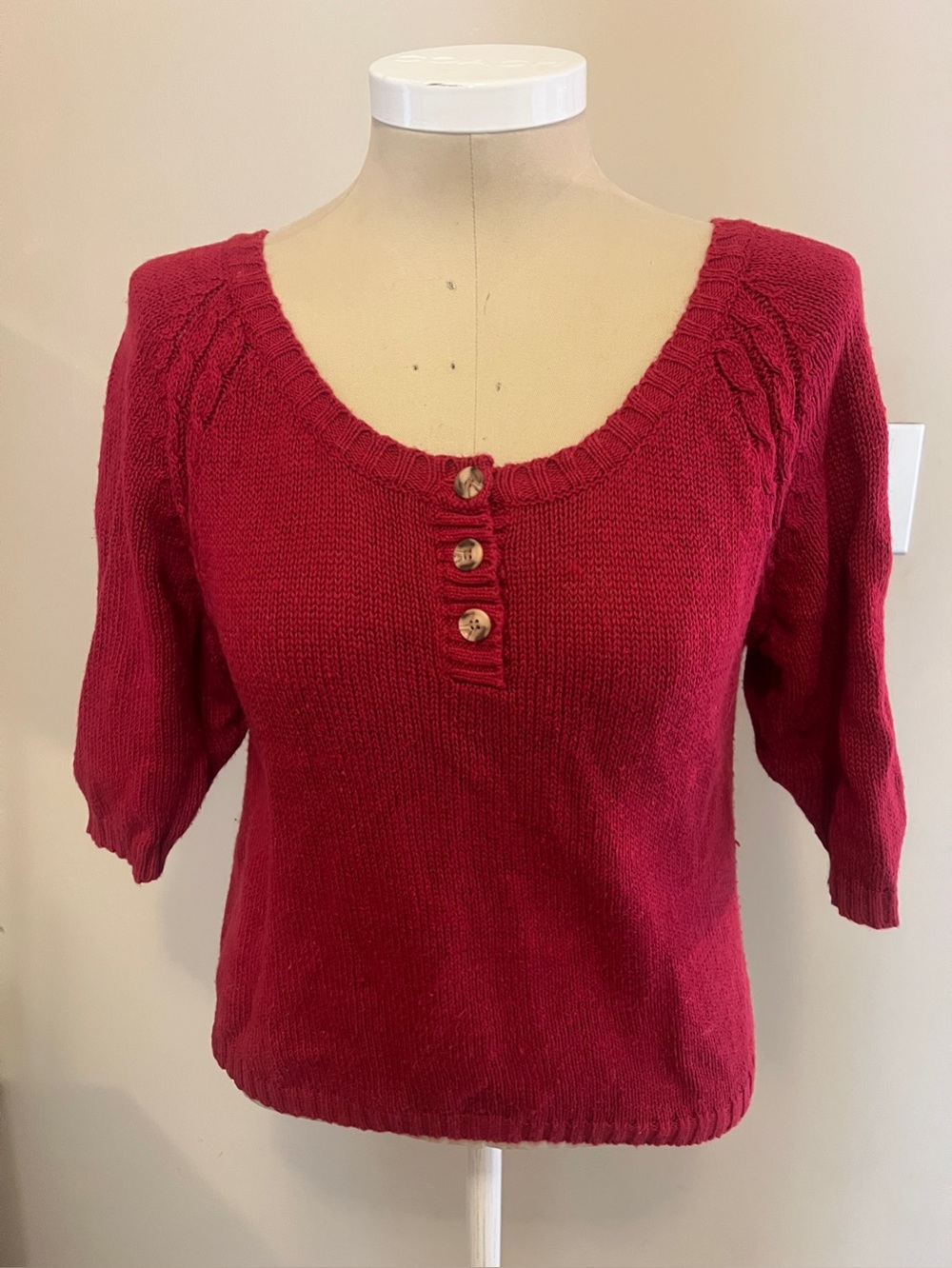 Crazy Horse henley sweater